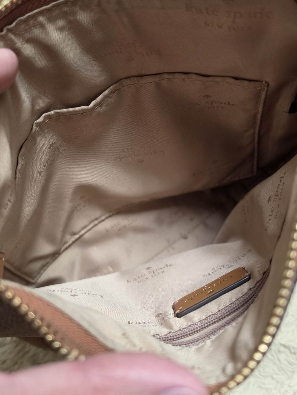 kate spade Tan Leather Crossbody Bag - Picture 12 of 14